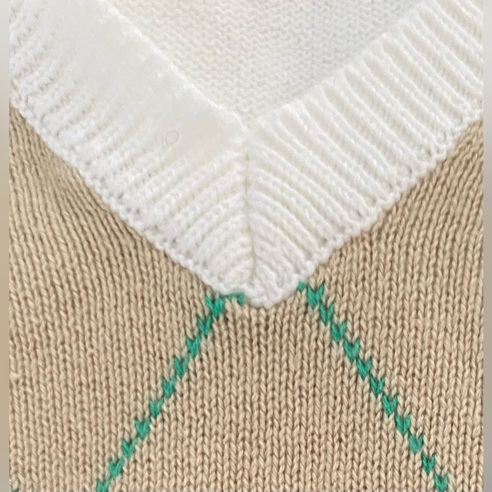 IZOD.. 2-WOMENS ARGYLE V-NECK SWEATERS - Picture 5 of 16